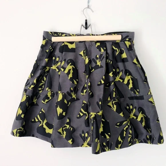 Banana Republic Gray Bold Print Skirt NWT - Picture 4 of 7